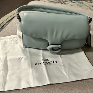 Coach discontinued blue Pillow Tabby bag. Brand new.